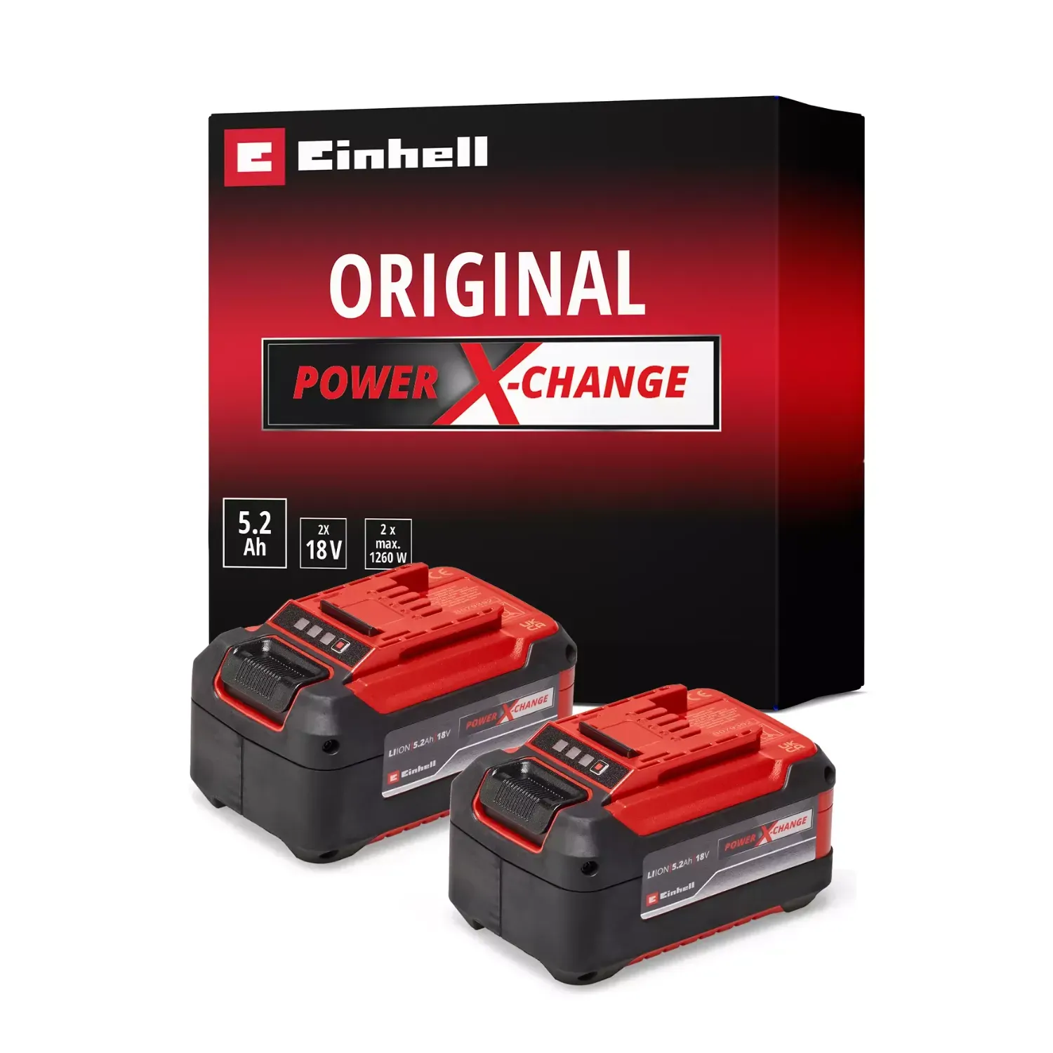 EİNHELL 2X 18V 5,2AH PXC-TWİNPACK AKÜ(2 ADET)