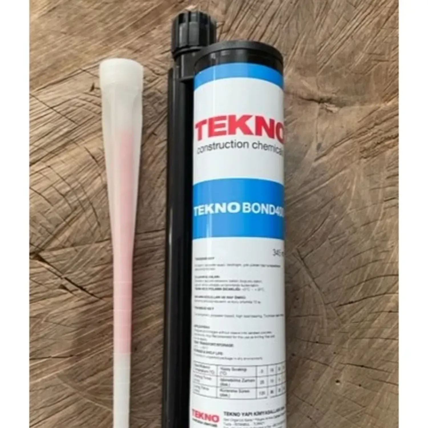 TEKNO EPOKSİ KİMYASAL DÜBEL - 345 ML(20 ADET)